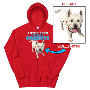 Unisex Hoodie 4 Terriers Only Red S 
