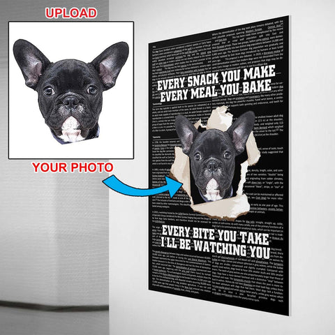 Custom Print Your Canvas Print - With Your Dog's Photo Printed On It! - 4 Terriers Only