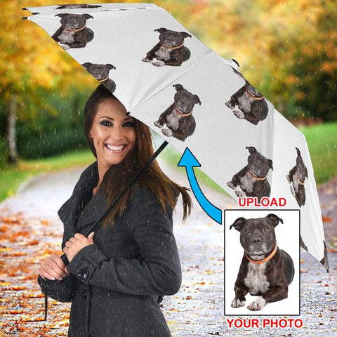 Custom Print Your Own Umbrella - With Your Dog's Photo Printed On It! - 4 Terriers Only