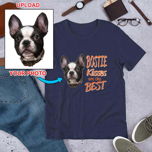 Custom Print Your T Shirt - With Your Dogs Photo Printed On It! - 4 Terriers Only