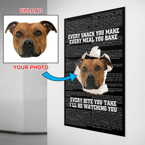 Fantastic Quality Canvas Print - Featuring Your Own Dog! - 4 Terriers Only