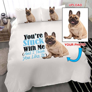 Have Your Own Dogs Photo Printed On This Stunning Bed Set - 4 Terriers Only
