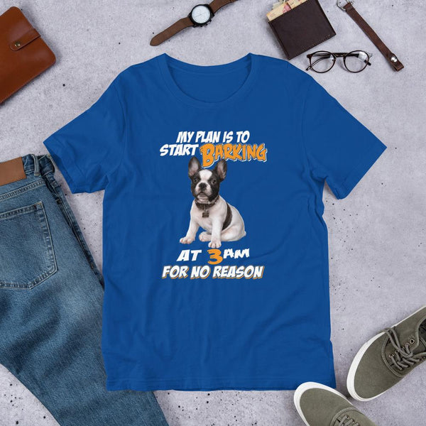 Short-Sleeve Unisex T-Shirt 4 Terriers Only True Royal S 