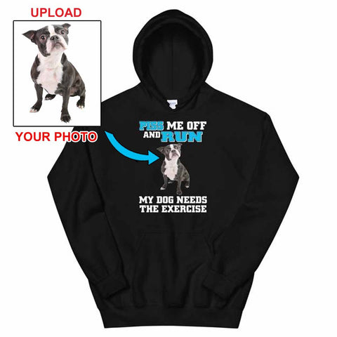 Now Have Your Own Hoodie Printed With Your Own Dog Featured On It! - 4 Terriers Only