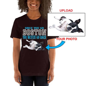 Short-Sleeve Unisex T-Shirt - Featuring Your Own Dog! - 4 Terriers Only
