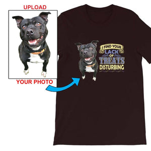 Short-Sleeve Unisex T-Shirt - Featuring Your Own Dog! - 4 Terriers Only