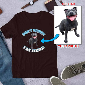 Short-Sleeve Unisex T-Shirt - With Your Dogs Photo Printed On It! - 4 Terriers Only