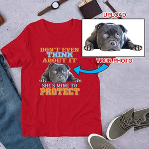 Short-Sleeve Unisex T-Shirt - With Your Dogs Photo Printed On It! - 4 Terriers Only