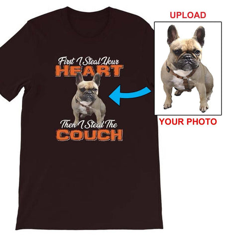 Short-Sleeve Unisex T-Shirt - With Your Own Dogs Photo Printed On It! - 4 Terriers Only