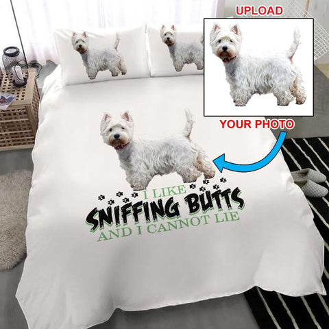 Stunning Bedding Sets- With Your Dogs Photo On It! - 4 Terriers Only
