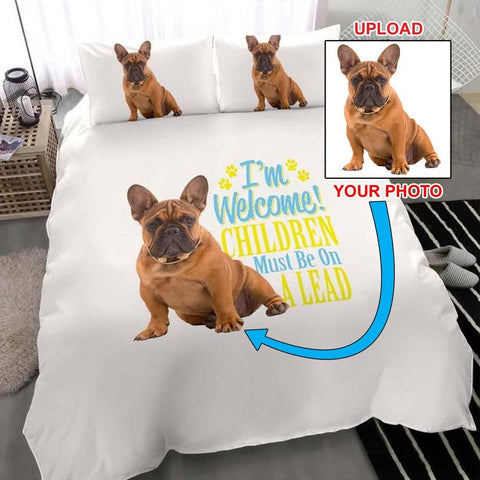Stunning Bedding Sets- With Your Dogs Photo On It! - 4 Terriers Only