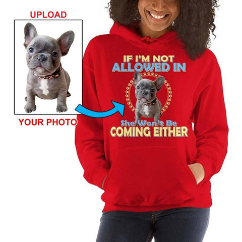 Unisex Hoodie - With Your Dogs Photo On It! - 4 Terriers Only
