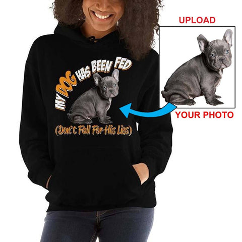 Unisex Hoodie - With Your Own Dogs Photo On It! - 4 Terriers Only