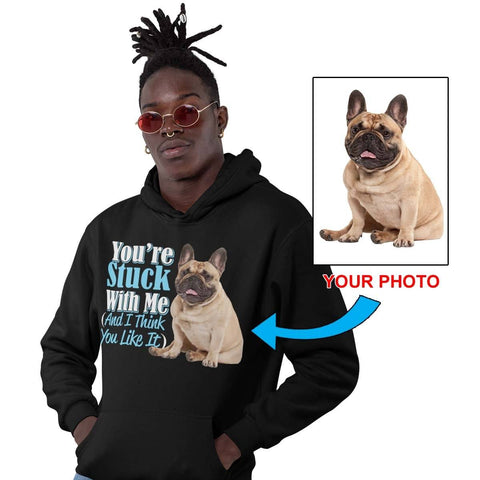Unisex Hoodie - With Your Own Dogs Photo Printed On It! - 4 Terriers Only