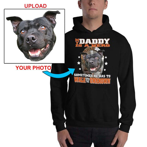 Your Own Dogs Photo On Your Hoodie!! - 4 Terriers Only