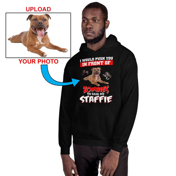 Custom Print Your Hoodie - With Your Dogs Photo Printed On It! - 4 Terriers Only