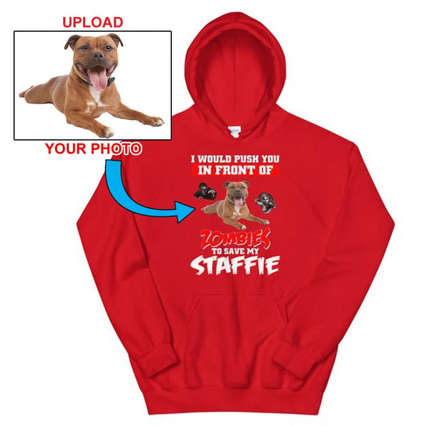 Custom Print Your Hoodie - With Your Dogs Photo Printed On It! - 4 Terriers Only