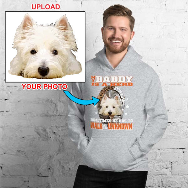 Custom Print Your Hoodie - With Your Dogs Photo Printed On It! - 4 Terriers Only