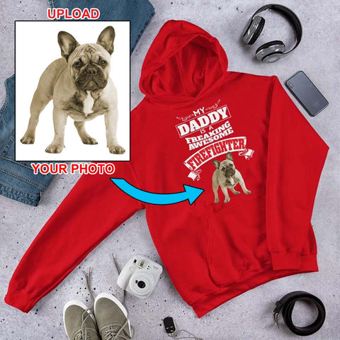 Custom Print Your Hoodie - With Your Dogs Photo Printed On It! - 4 Terriers Only