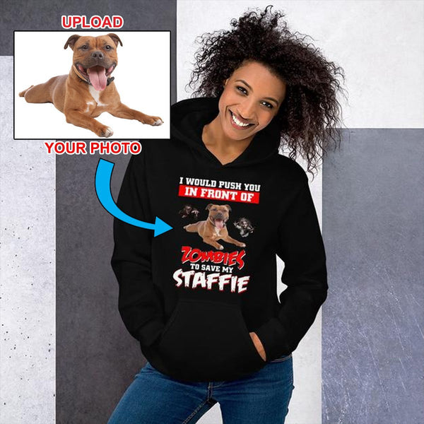 Custom Print Your Hoodie - With Your Dogs Photo Printed On It! - 4 Terriers Only