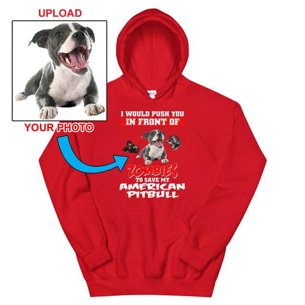 Custom Print Your Hoodie - With Your Dogs Photo Printed On It! - 4 Terriers Only