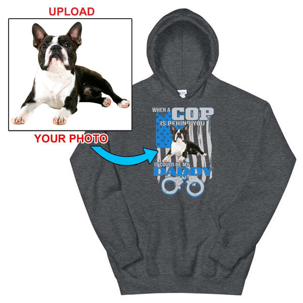 Custom Print Your Hoodie - With Your Dogs Photo Printed On It! - 4 Terriers Only