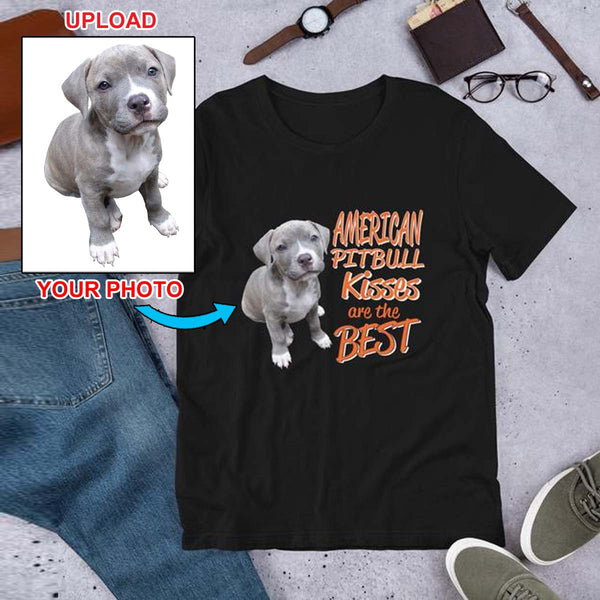 Custom Print Your T Shirt - With Your Dogs Photo Printed On It! - 4 Terriers Only