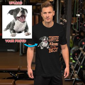 Custom Print Your T Shirt - With Your Dogs Photo Printed On It! - 4 Terriers Only