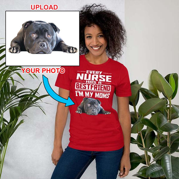 Custom Print Your T-Shirt - With Your Dogs Photo Printed On It! - 4 Terriers Only