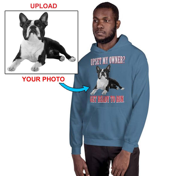 Fantastic Quality Hoodie - Featuring Your Own Dog! - 4 Terriers Only