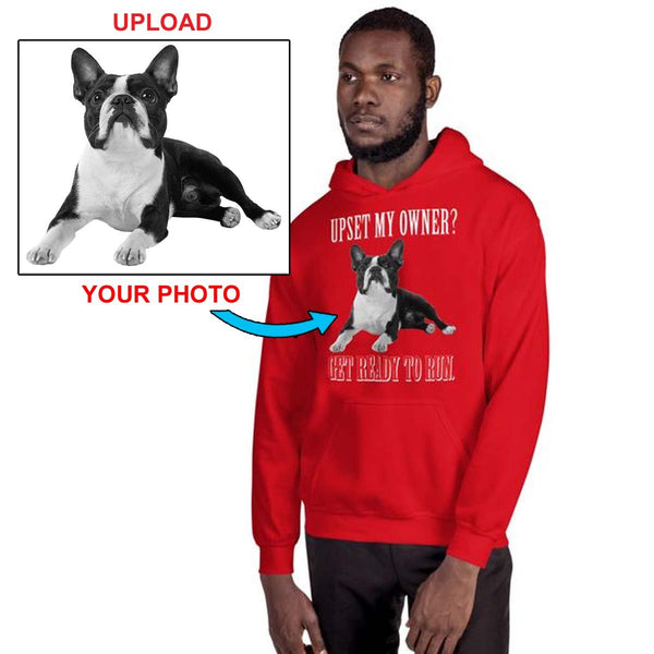 Fantastic Quality Hoodie - Featuring Your Own Dog! - 4 Terriers Only