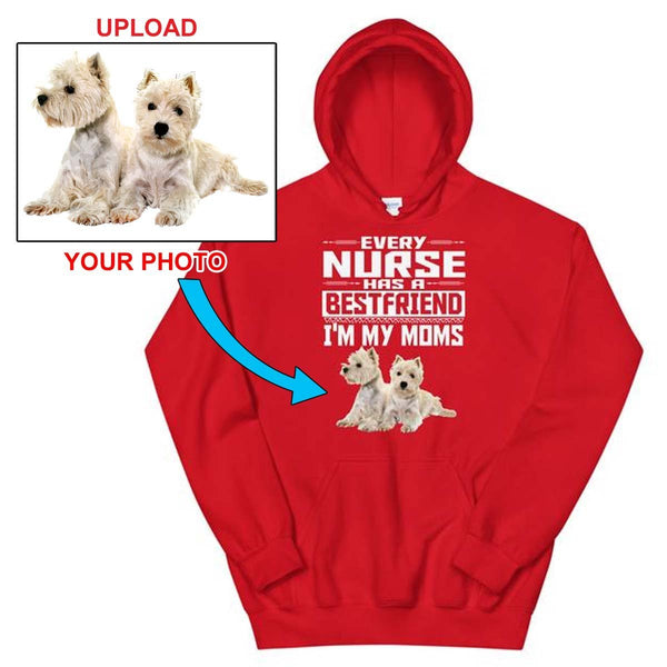 Fantastic Quality Hoodie - Featuring Your Own Dog! - 4 Terriers Only