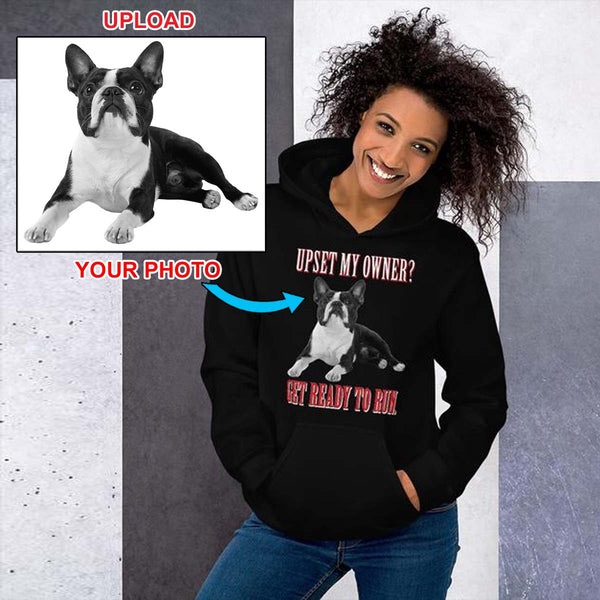 Fantastic Quality Hoodie - Featuring Your Own Dog! - 4 Terriers Only