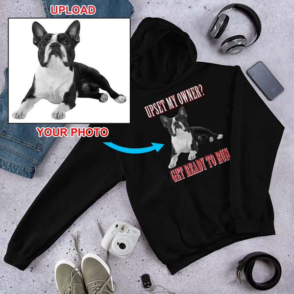 Fantastic Quality Hoodie - Featuring Your Own Dog! - 4 Terriers Only