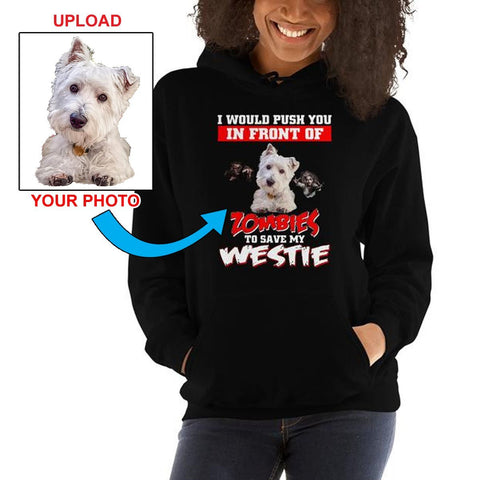Fantastic Quality Hoodie - Featuring Your Own Dog! - 4 Terriers Only