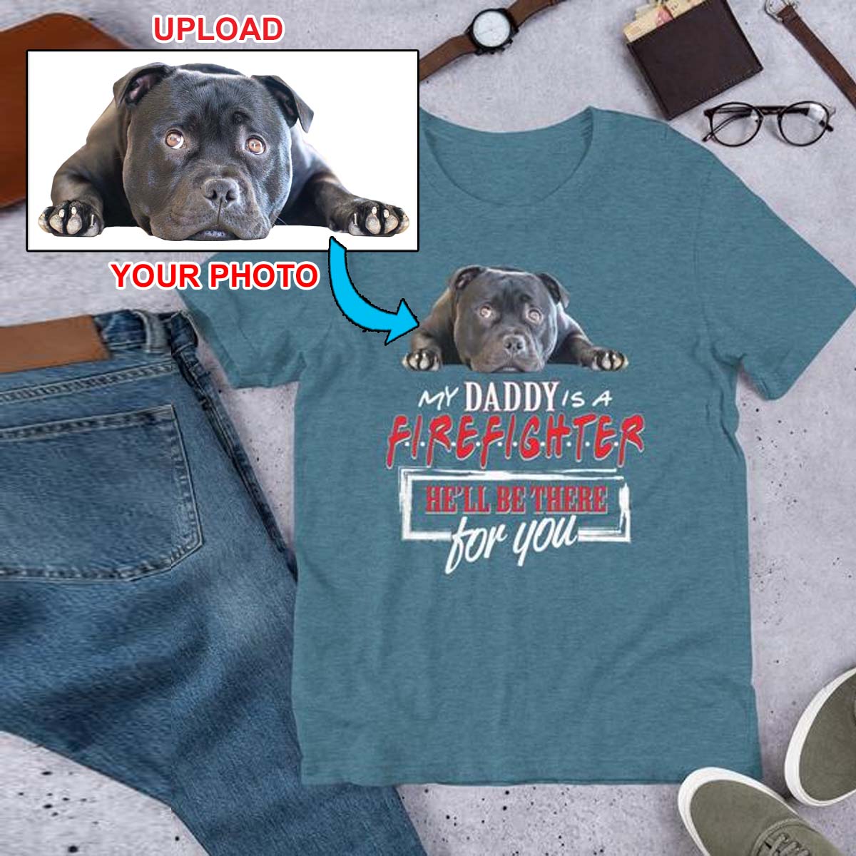Fantastic Quality T-Shirt - Featuring Your Own Dog! - 4 Terriers Only