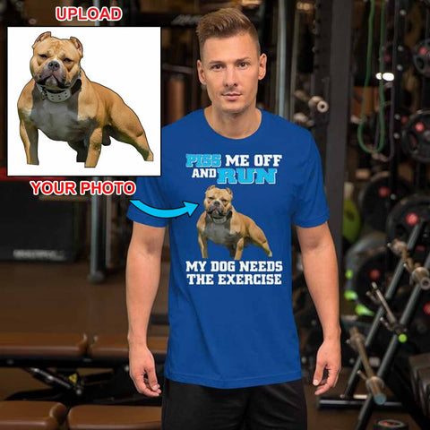 Fantastic Quality T-Shirt - Featuring Your Own Dog! - 4 Terriers Only