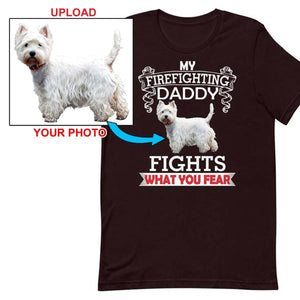 Have Your New T-Shirt With Your Own Dogs Photo Printed On It! - 4 Terriers Only