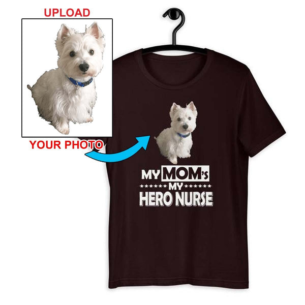 Have Your New T-Shirt With Your Own Dogs Photo Printed On It! - 4 Terriers Only