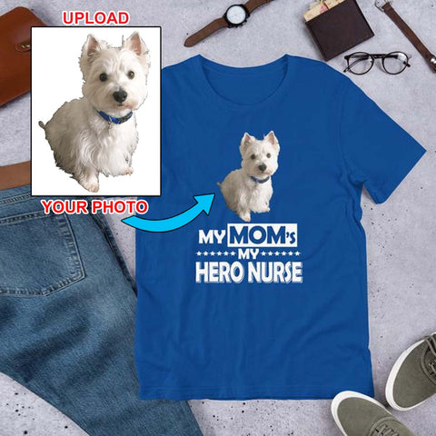 Have Your New T-Shirt With Your Own Dogs Photo Printed On It! - 4 Terriers Only