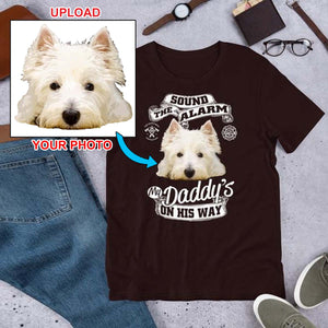 Have Your New T-Shirt With Your Own Dogs Photo Printed On It! - 4 Terriers Only