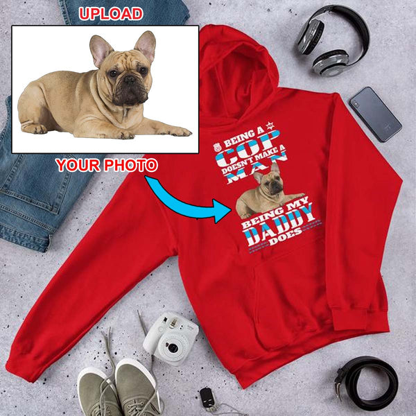 NOW You Can Custom Print Your Hoodie - With Your Dogs Photo Printed On It! - 4 Terriers Only