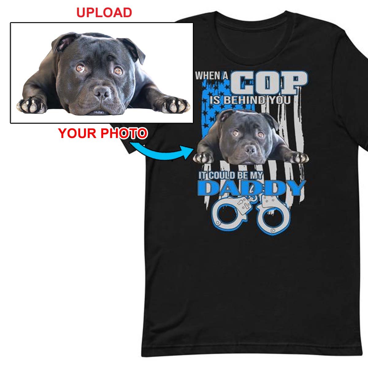 Now You Can Get Your T-Shirt Printed With Your Dog On It! - 4 Terriers Only