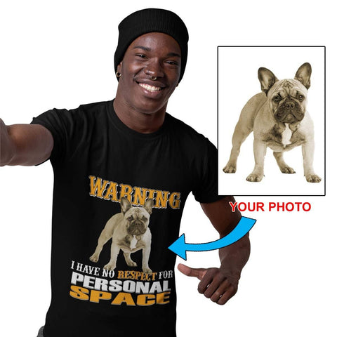 Short-Sleeve Unisex T-Shirt - Featuring Your Own Dog! - 4 Terriers Only