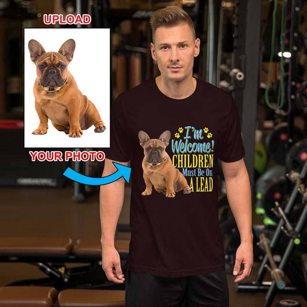 Short-Sleeve Unisex T-Shirt - Featuring Your Own Dog! - 4 Terriers Only