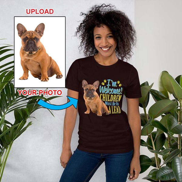 Short-Sleeve Unisex T-Shirt - Featuring Your Own Dog! - 4 Terriers Only