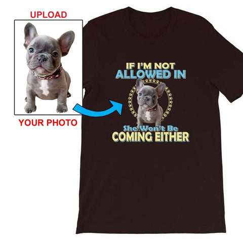 Short-Sleeve Unisex T-Shirt - Featuring Your Own Dog! - 4 Terriers Only