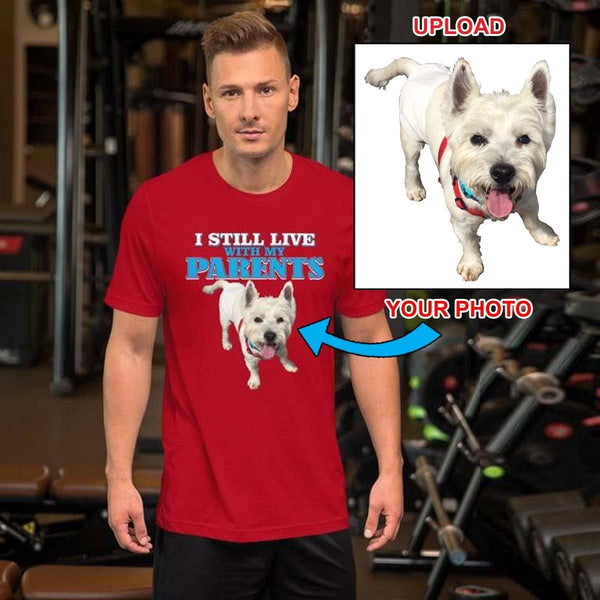 Short-Sleeve Unisex T-Shirt - Featuring Your Own Dog! - 4 Terriers Only