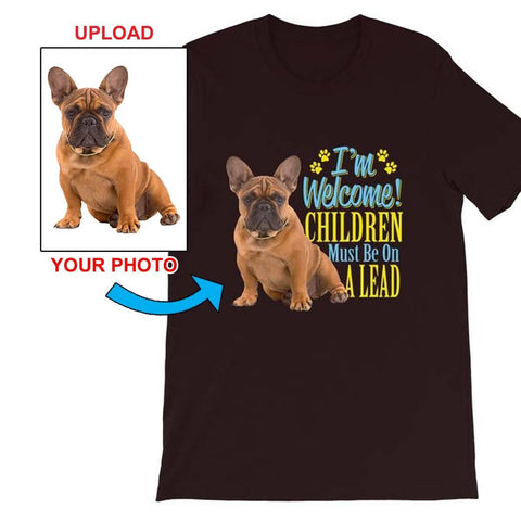 Short-Sleeve Unisex T-Shirt - Featuring Your Own Dog! - 4 Terriers Only