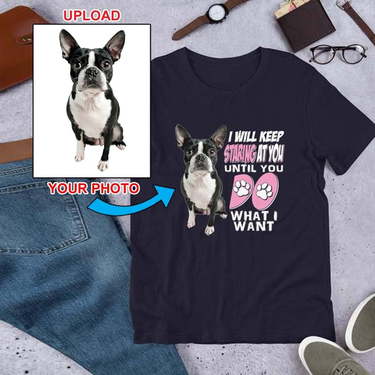 Short-Sleeve Unisex T-Shirt - Featuring Your Own Dog! - 4 Terriers Only